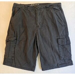 Vintage Y2K No Fear Size 32 Cargo Shorts Rip Stop Skater wear Streetwear
